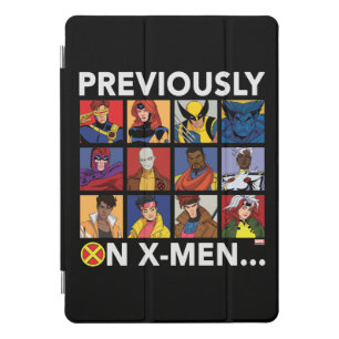 "Previously On X-Men…" iPad Pro Cover