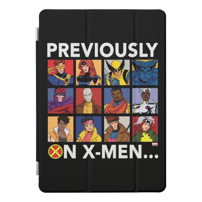 "Previously On X-Men…" iPad Pro Cover (Front)