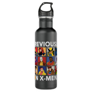 "Previously On X-Men…" Stainless Steel Water Bottle