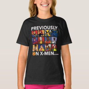 "Previously On X-Men…" T-Shirt