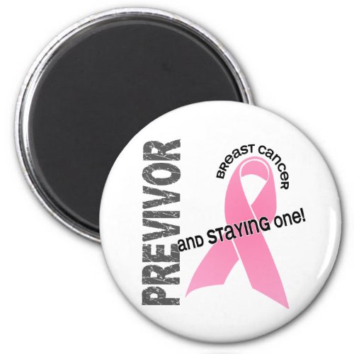 Previvor 1 Breast Cancer Magnet