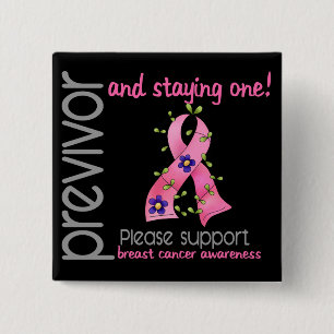 Previvor 9 Breast Cancer Button