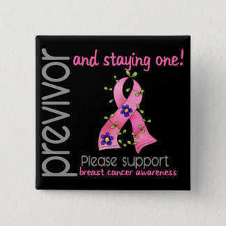 Previvor 9 Breast Cancer Button