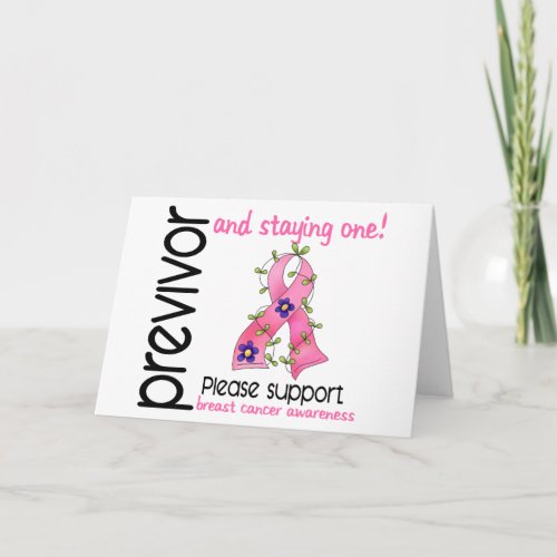 Previvor 9 Breast Cancer Card