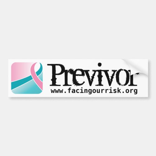 PREVIVOR bumper sticker