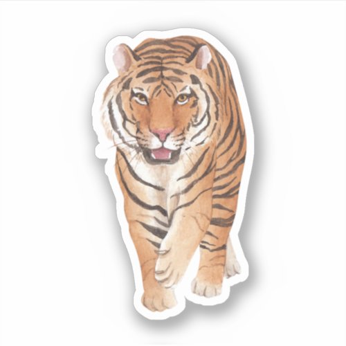 Preying Tiger Jungle Hunter Perfect design for pe Sticker