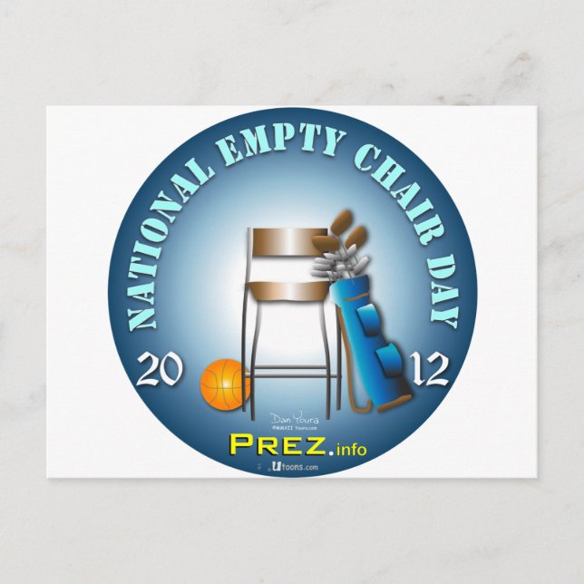 PREZ.info - Empty Chair 2 Postcard (Front)