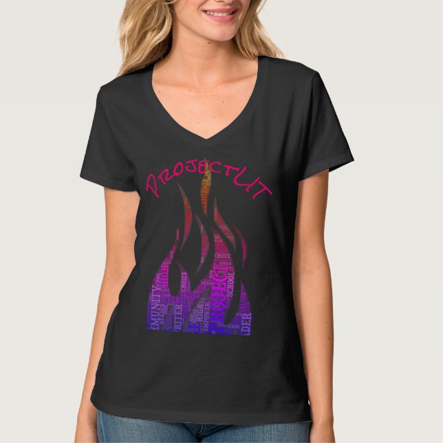 PRHS ProjectLIT Black Leggings T-Shirt (Front)
