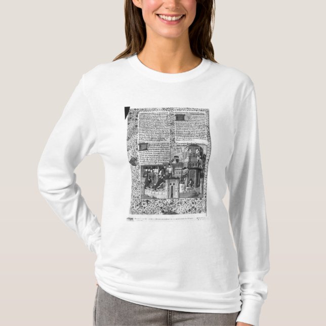 Priam watching the reconstruction of Troy T-Shirt (Front)