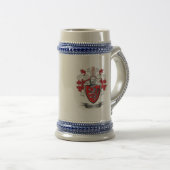 Price Family Crest Coat of Arms Beer Stein (Front Right)