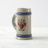 Price Family Crest Coat of Arms Beer Stein (Front Left)