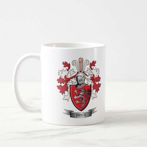 Price Family Crest Coat of Arms Coffee Mug