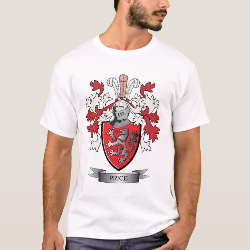 Price Family Crest Coat of Arms T_Shirt