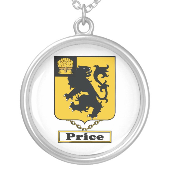 Price Family Crest Pendants