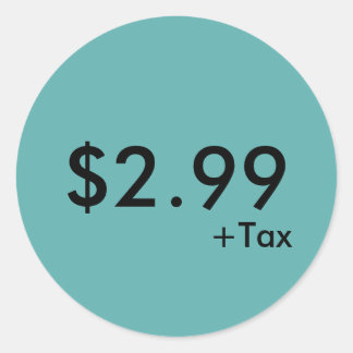 Price Label With Tax
