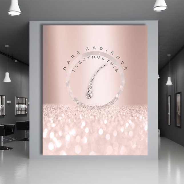 Price List Beauty Salon Rose Glitter Electrolysis1 Flyer (Price List Beauty Salon Rose Glitter Electrolysis1 Flyer)