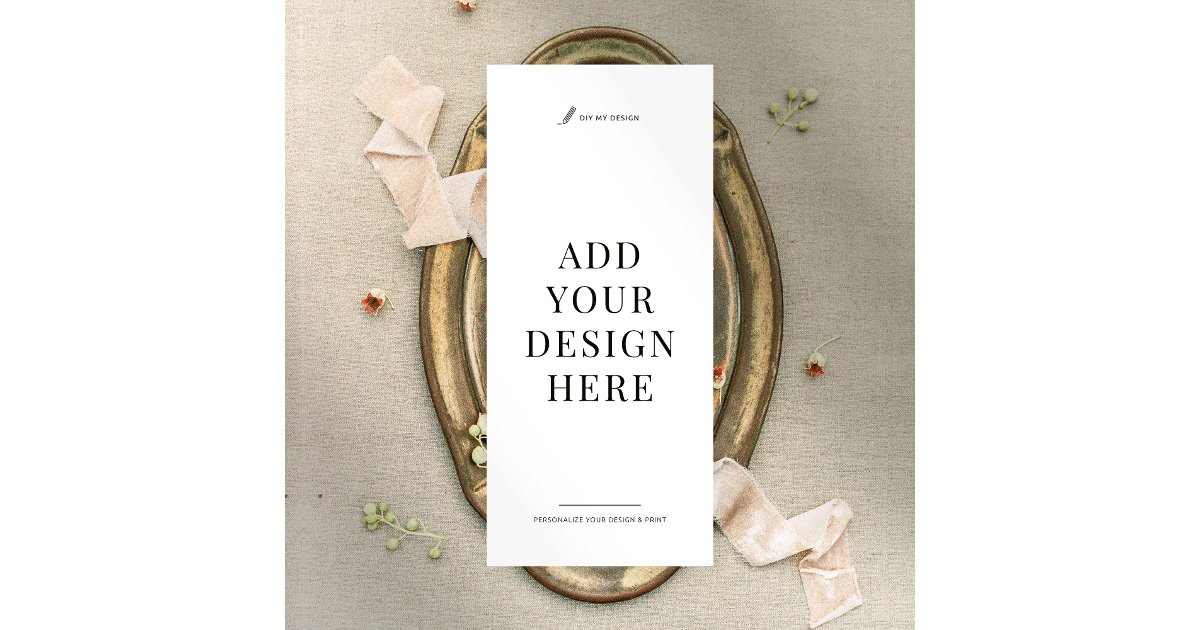 Price List Printing Menu Business Rack Card 4x9 quot Zazzle