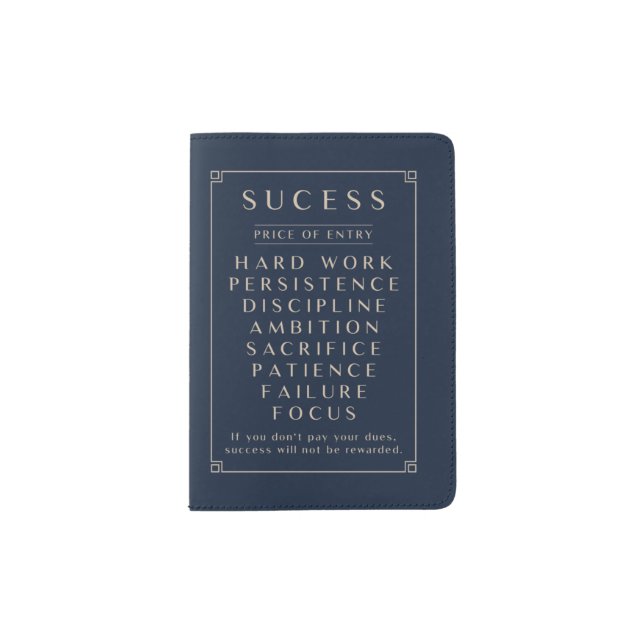 Price of Sucess Passport Holder (Front)