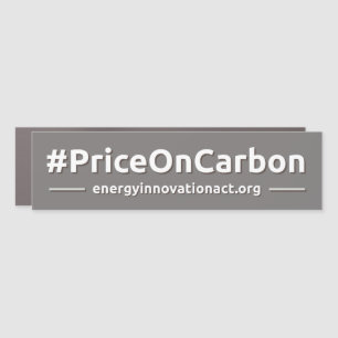 Price On Carbon car magnet