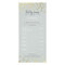 PRICE SERVICES LIST gold confetti pattern gray
