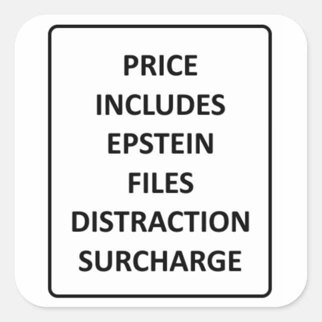 PRICE SQUARE STICKER (Front)