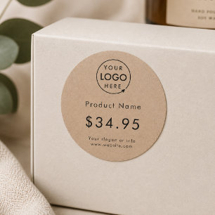 Price Stickers   Rustic Product Pricing Label