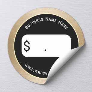 Reduced for Quick Sale Now for Retail Clearance Price Tag Stickers - 1.65 x  1.15 Inch Custom Writable Label Pricing Stickers - Pressure Sensitive