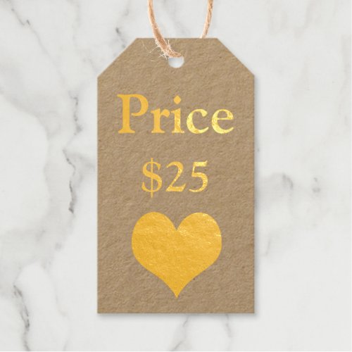 Price Tag Heart Your Info Business