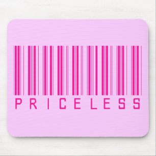 Priceless Barcode Mouse Pad