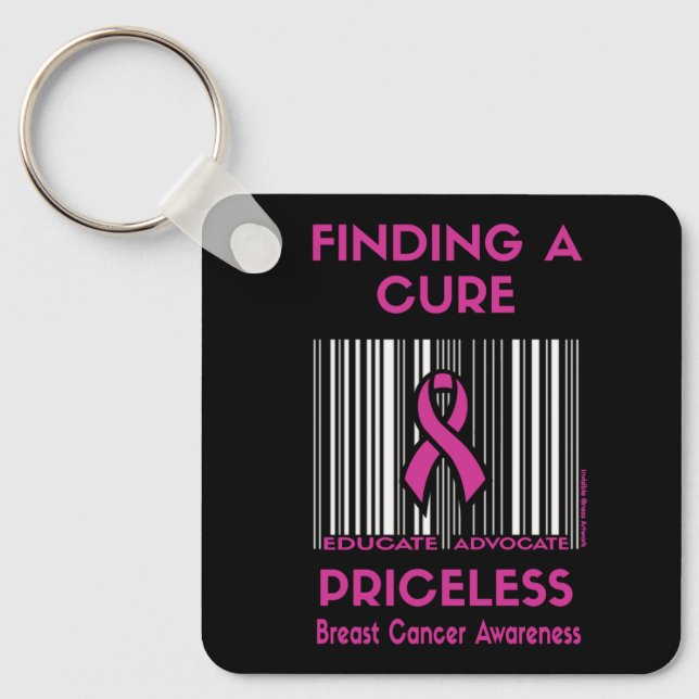 PRICELESS...Breast Cancer Keychain (Front)