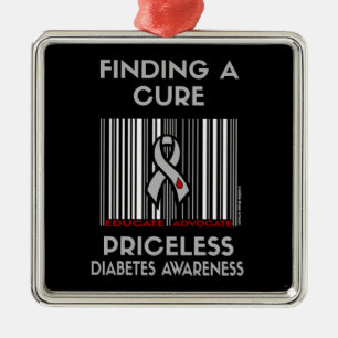 Priceless...Diabetes Metal Ornament