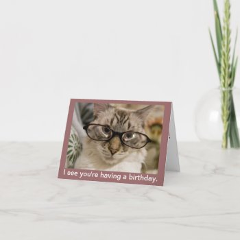 Priceless Expression Birthday Wishes Card by Siberianmom at Zazzle