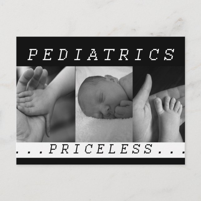Priceless - Pediatrics - BABY / INFANT - NURSE Postcard (Front)