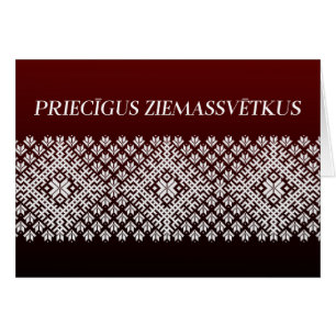Pricigus Ziemassvetkus Latvian Christmas design Cards