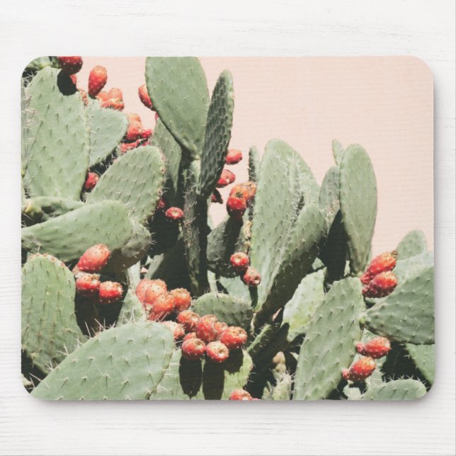 Prickley Pear Cactus Mouse Pad (Front)