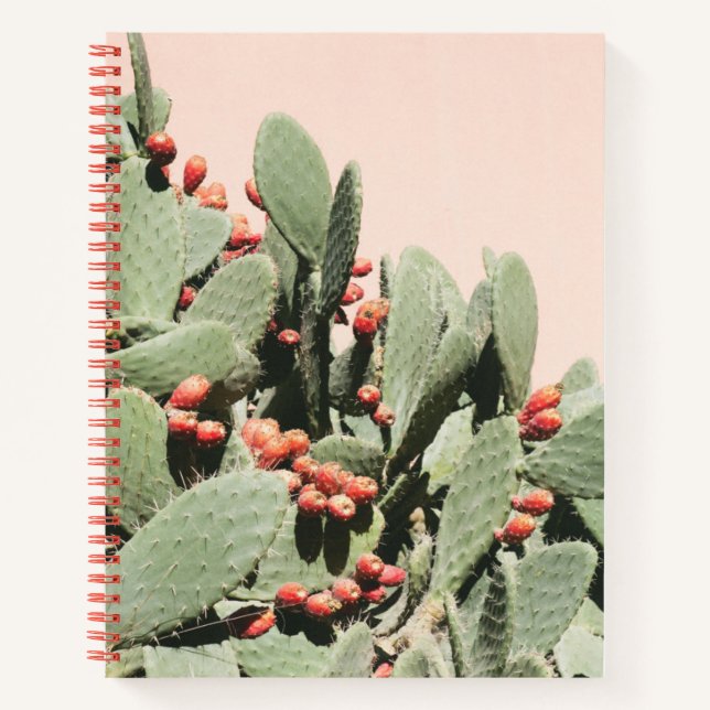 Prickley Pear Cactus Notebook (Front)