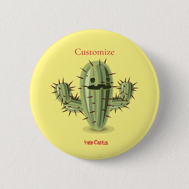 Prickly Irate Cactus Thunder_Cove Button (Front)