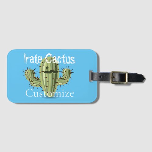 Prickly Irate Cactus Thunder_Cove Luggage Tag