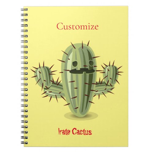 Prickly Irate Cactus Thunder_Cove Notebook