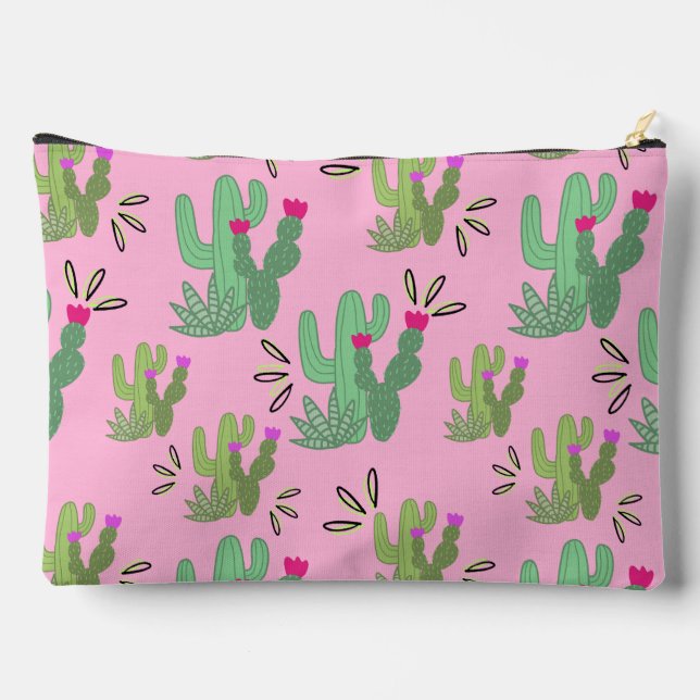 Prickly Paradise Accessory Pouch (Back)