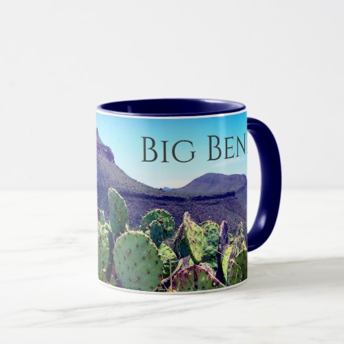 Prickly Pear Cactus Big Bend National Park Mug