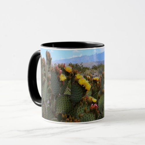 Prickly Pear Cactus Blossoms Big Bend Mug