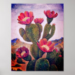 Prickly Pear Cactus in Sonoran Desert Poster