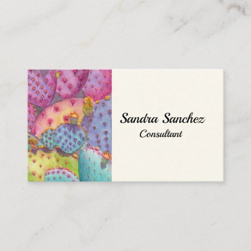 Prickly Pear Cactus Personalize Business Cards