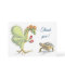 Prickly Pear Dragon & tortoise - Thank you card