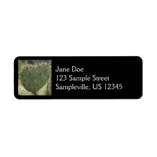 Prickly Pear Heart Label