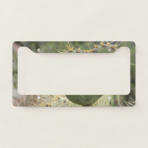 Prickly Pear Heart License Plate Frame