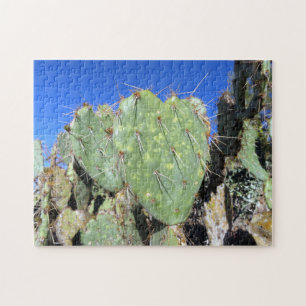 Prickly Pear Hearts Jigsaw Puzzle