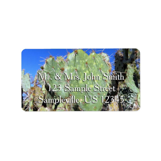 Prickly Pear Hearts Label (Front)