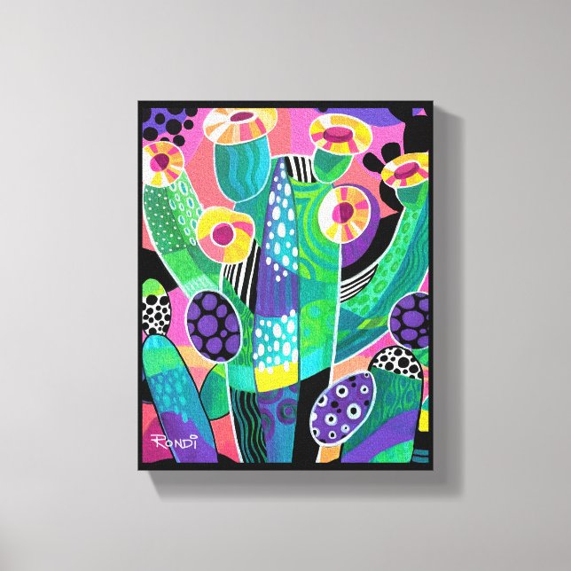 Prickly Pop Canvas Print (Front)